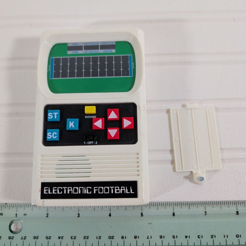Mattel Electronic Football Retro Handheld Game Basic Fun Tested Working